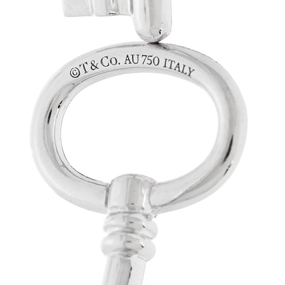 Tiffany 18K White Gold Keys Wire Bracelet 3 of 3
