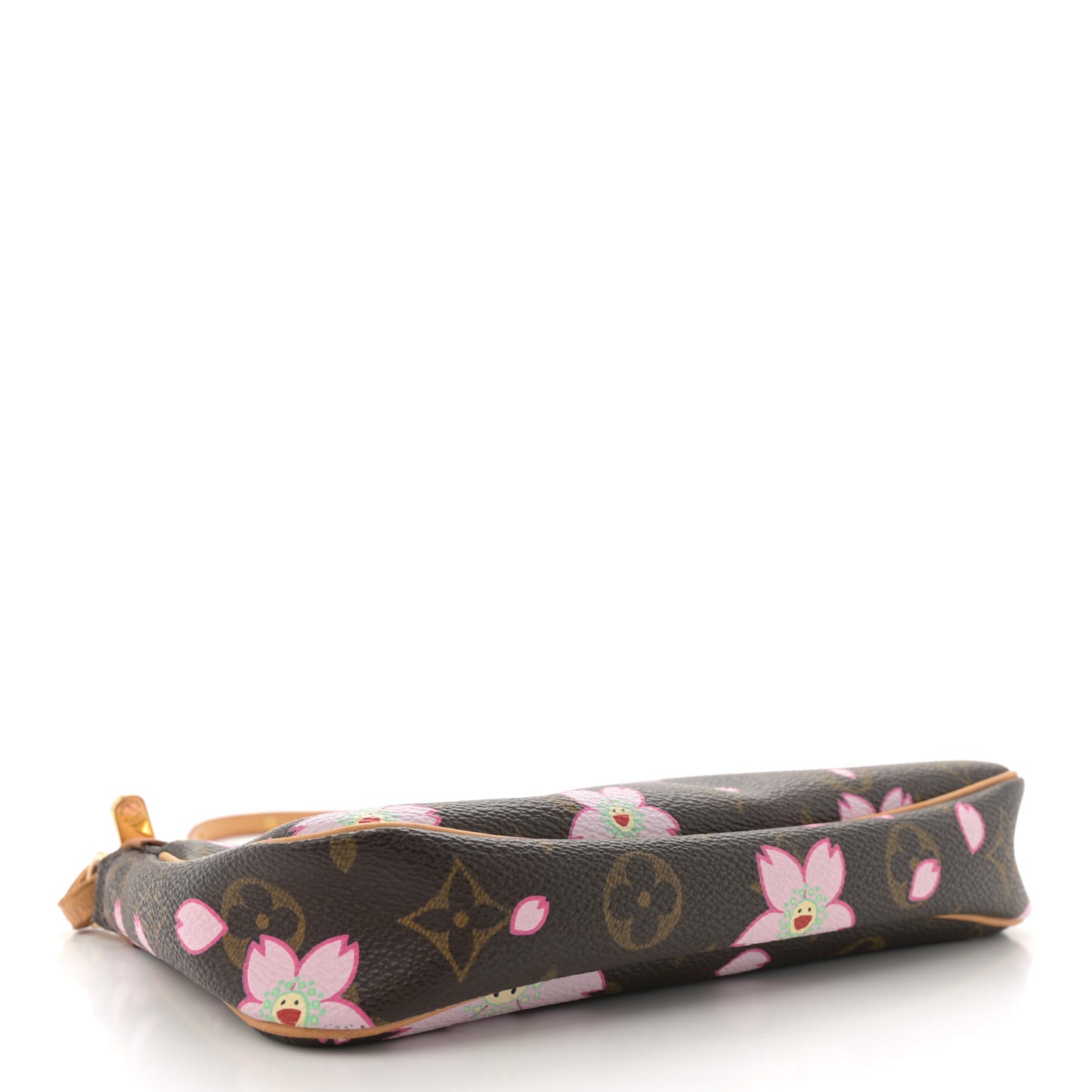 Monogram Cherry Blossom Pochette Accessories Brown