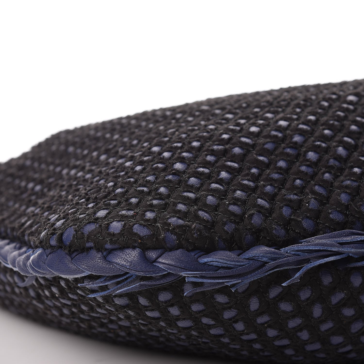 Bottega Veneta Nappa Silk Mini Ponza Devore Fuzzy Hobo Indigo 9 of 10