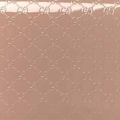 Gucci Patent Microguccissima Small Broadway Clutch Dark Cipria 8 of 9
