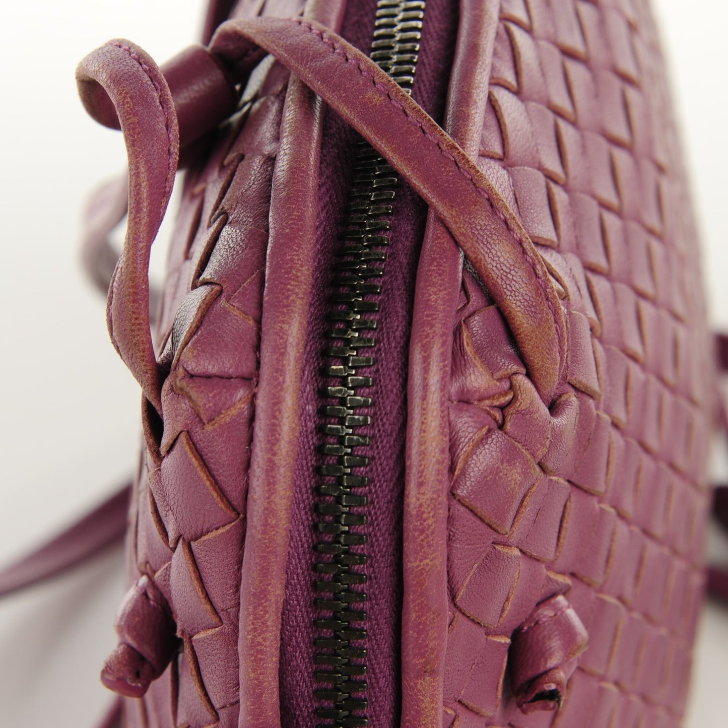 Nappa Intrecciato Crossbody Messenger Corot