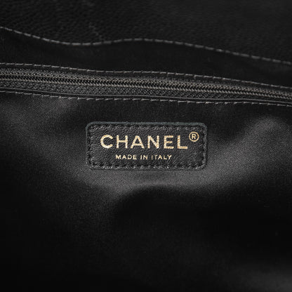 Chanel Caviar Quilted XL Grand Shopping Tote GST Black 6 of 12