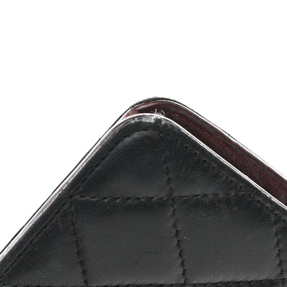 Chanel Lambskin Quilted Yen Wallet Black 11 of 11