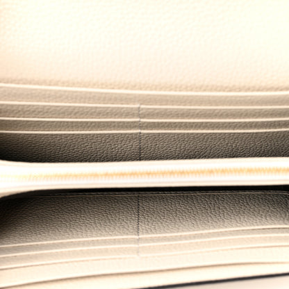 Gucci Grainy Calfskin Zumi Continental Wallet Vintage White 5 of 10