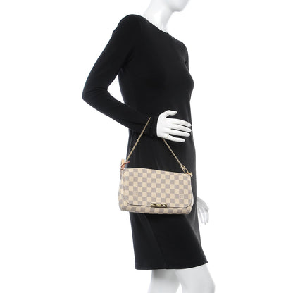 Louis Vuitton Damier Azur Favorite MM 3 of 8
