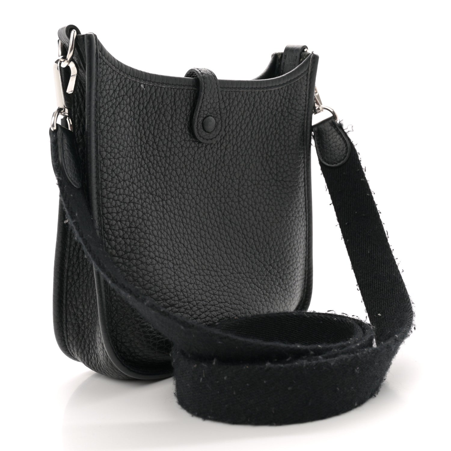 Hermes Taurillon Clemence Evelyne TPM Black 3 of 13