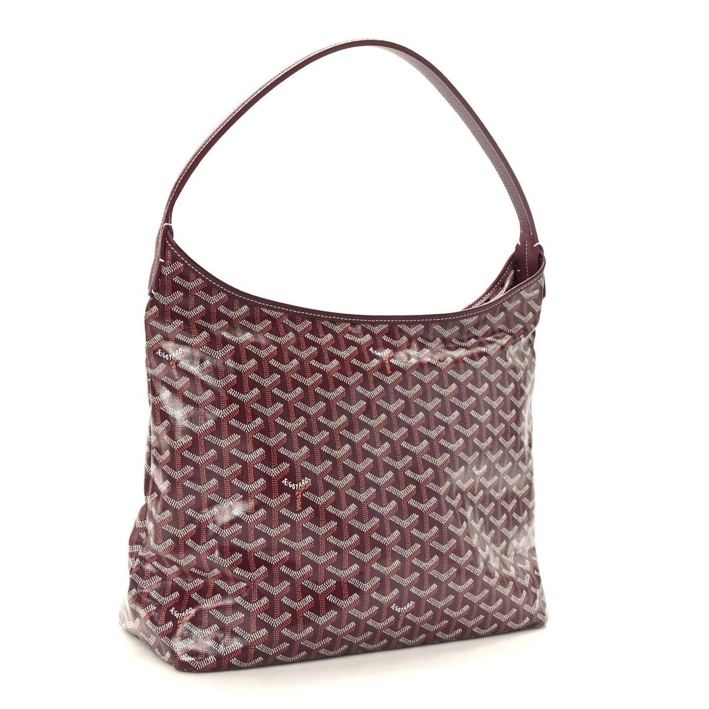Goyardine Boheme Hobo Burgundy