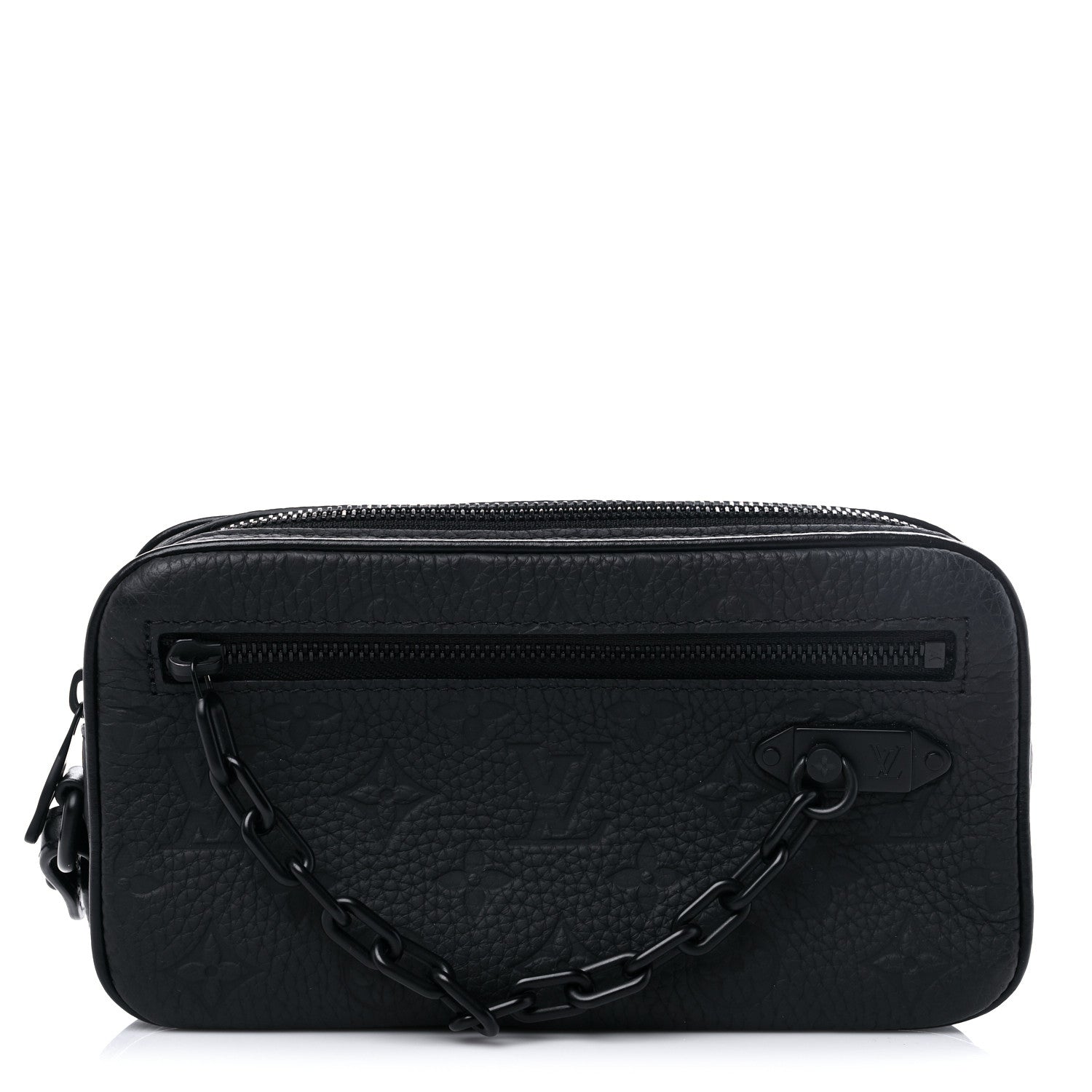 Louis Vuitton Taurillon Monogram Pochette Volga Black 2 of 7