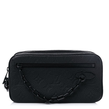 Louis Vuitton Taurillon Monogram Pochette Volga Black 2 of 7