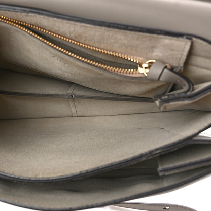 Chloe Calfskin Suede Medium Faye Shoulder Bag Motty Grey 5 of 8