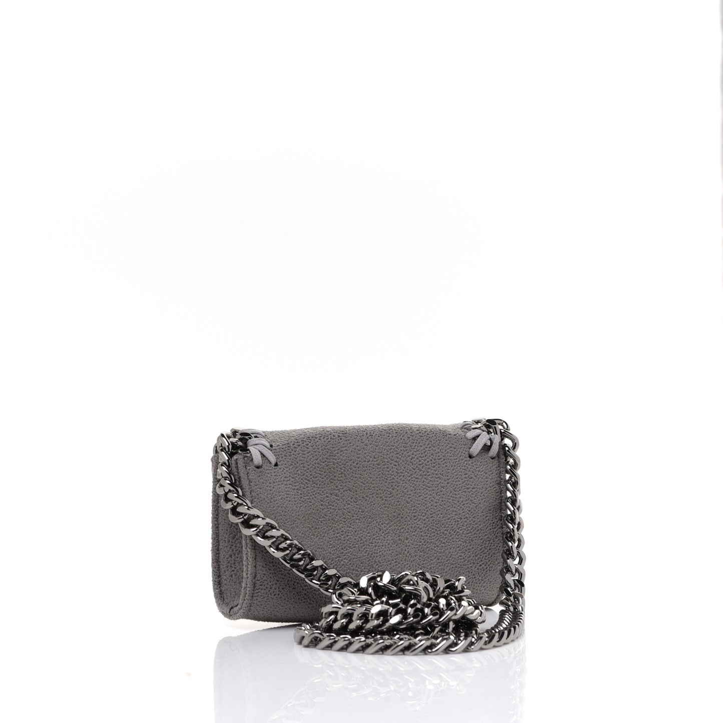 Shaggy Deer Micro Falabella Tote Grey