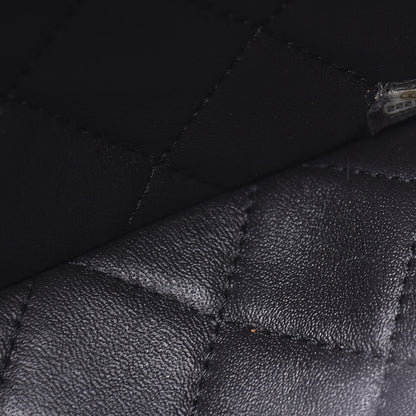 Chanel Calfskin Stitched Large Urban Luxury Drawstring Backpack Black 9 of 10