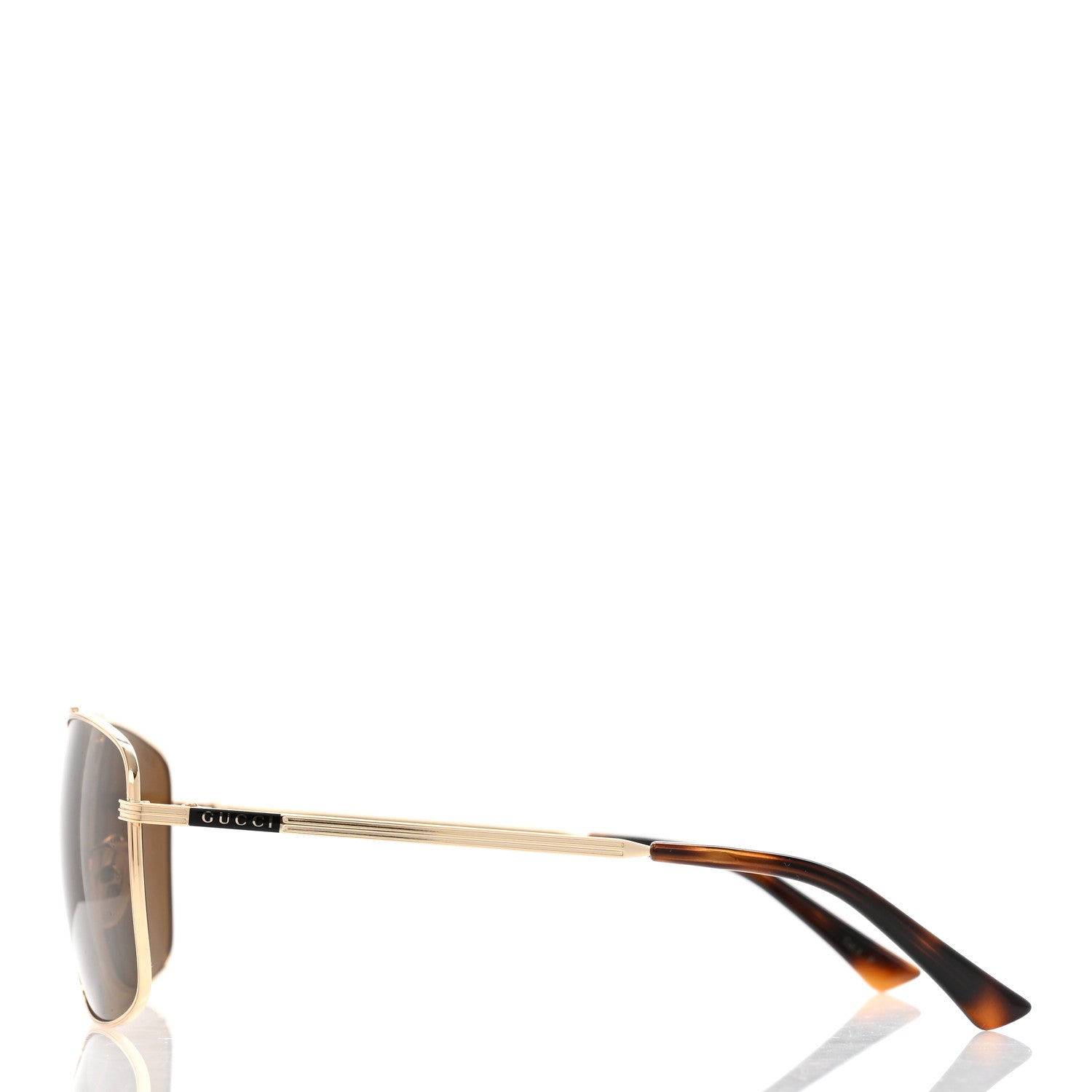 Gucci Aviator Sunglasses GG0836SK Gold 3 of 10