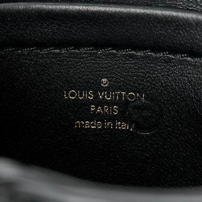 Louis Vuitton Lambskin Malletage Pico GO-14 Black 6 of 11