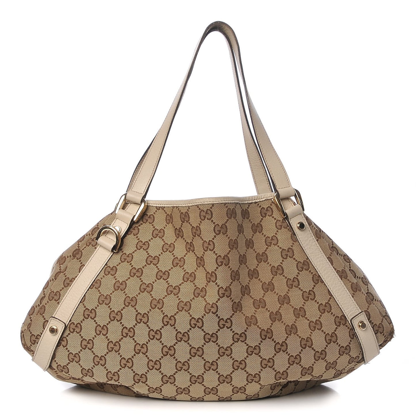 Monogram Medium Abbey Shoulder Bag Ivory