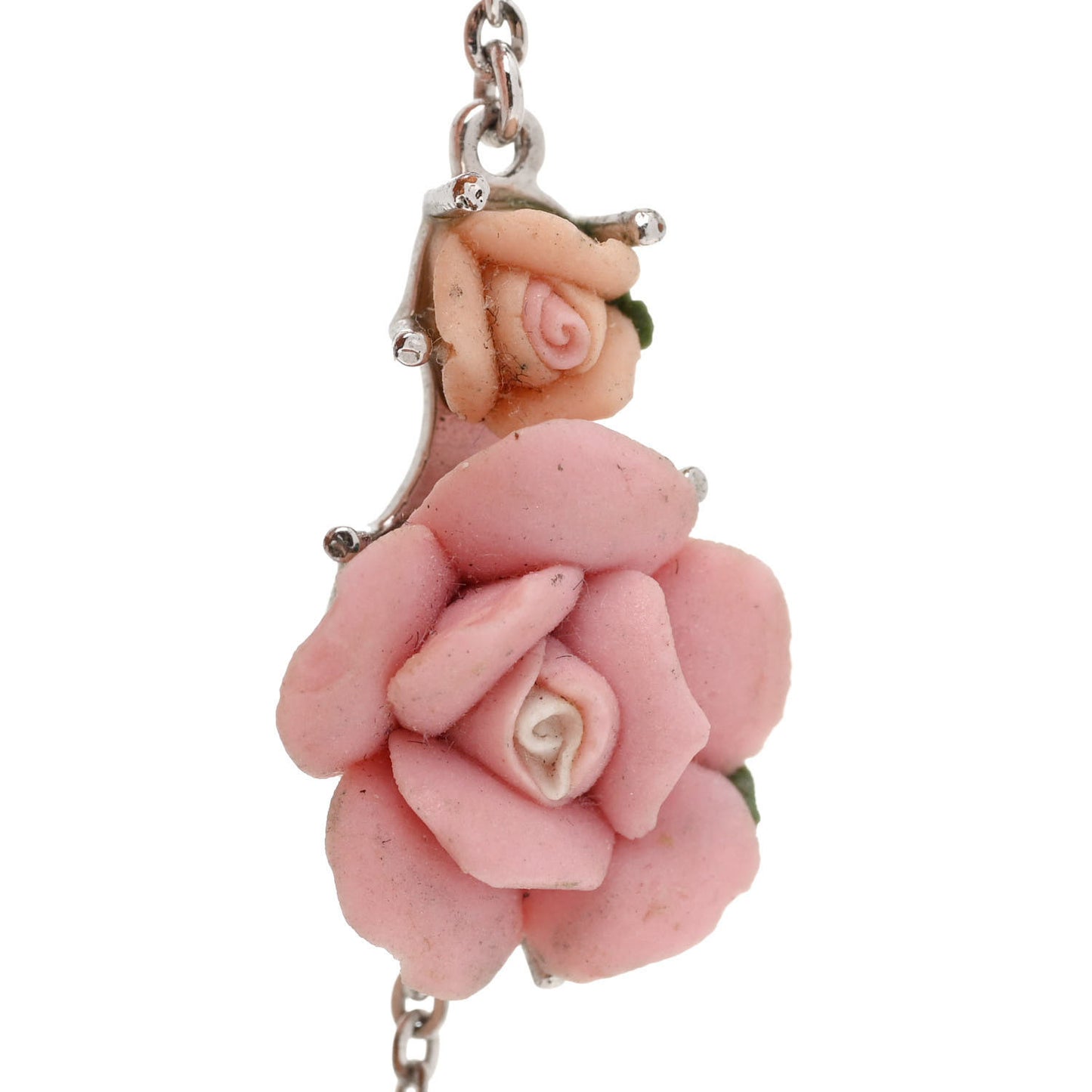 Crystal Flower Bracelet Silver