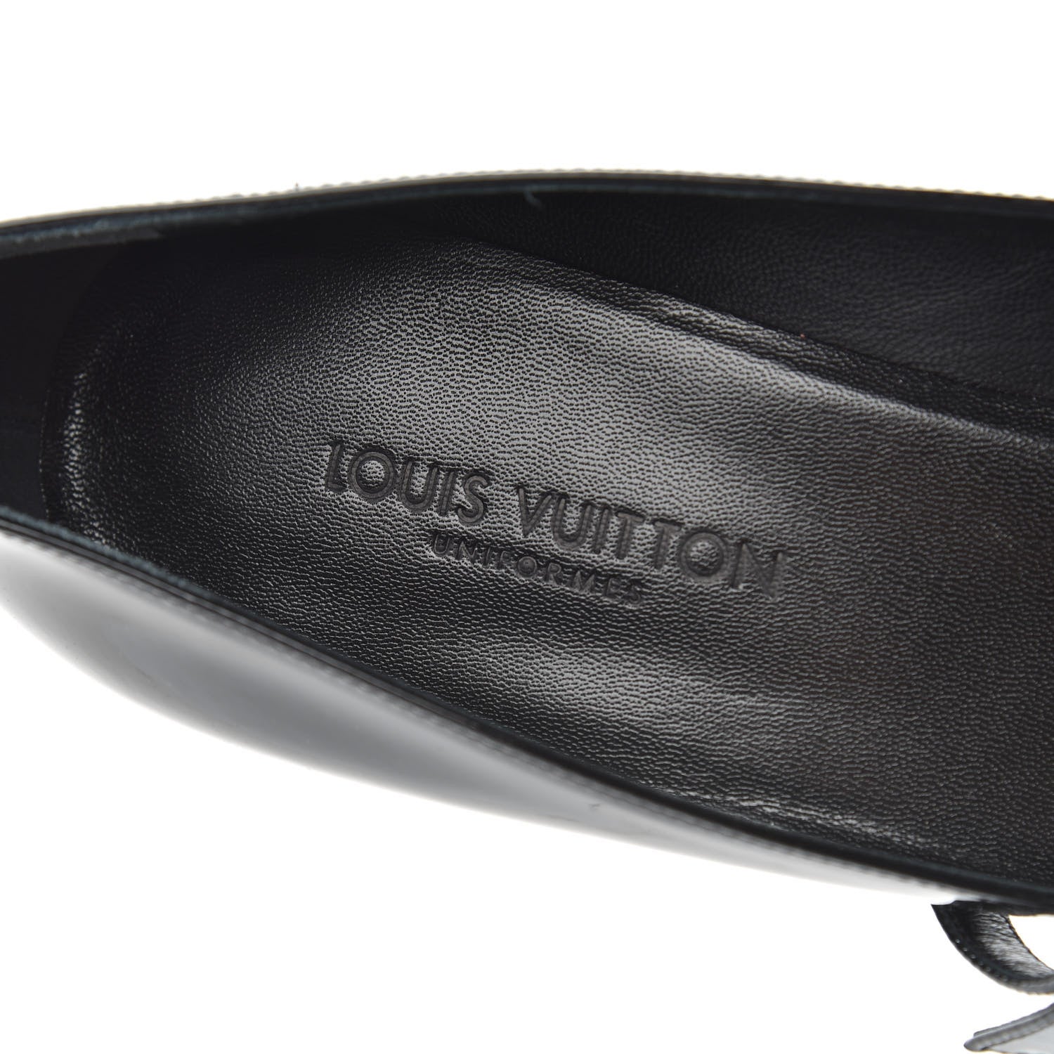 Louis Vuitton Patent Uniformes Silhouette 40mm Pumps 38.5 Black 6 of 8