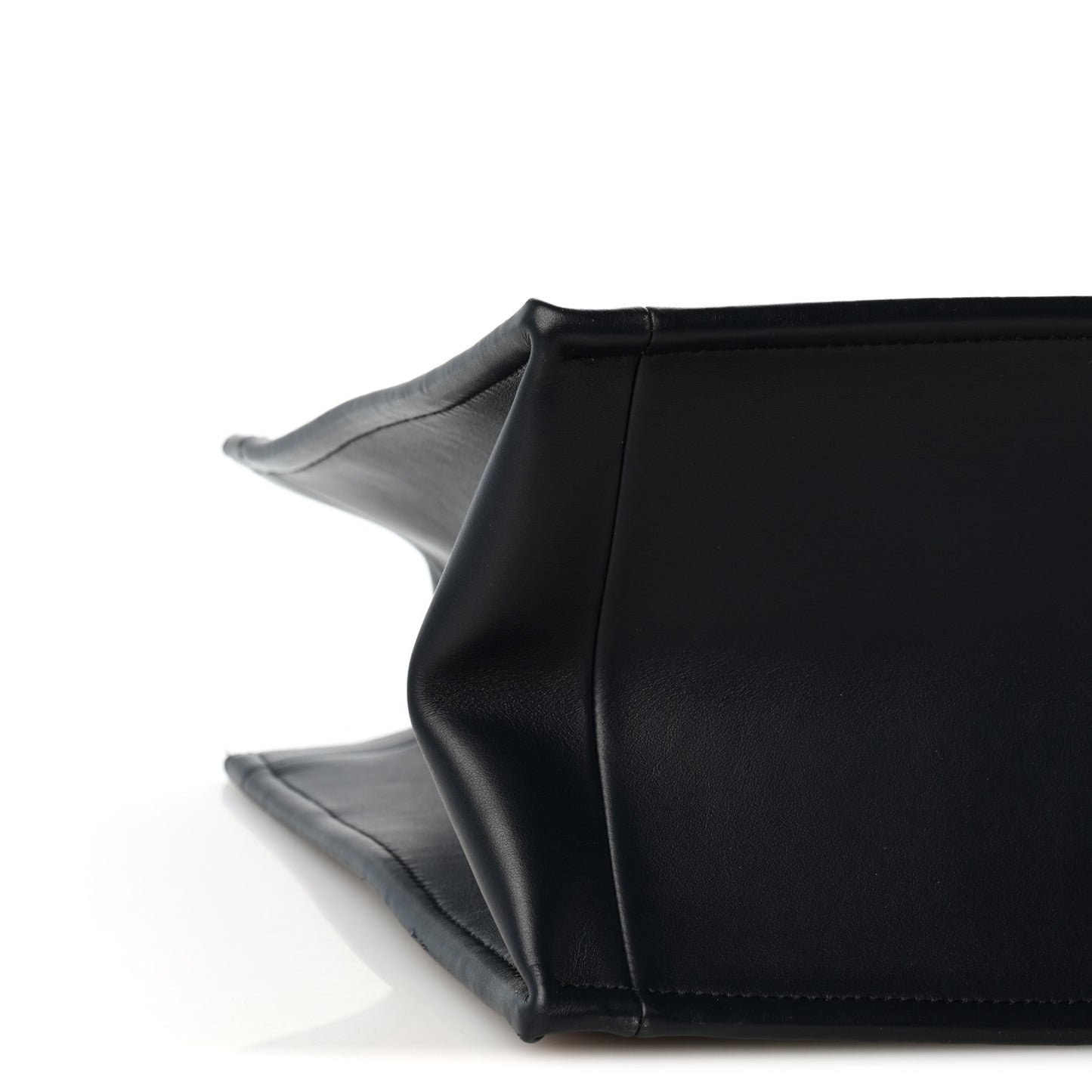 Oblique Calfskin Medium Book Tote With Strap Blue Multicolor