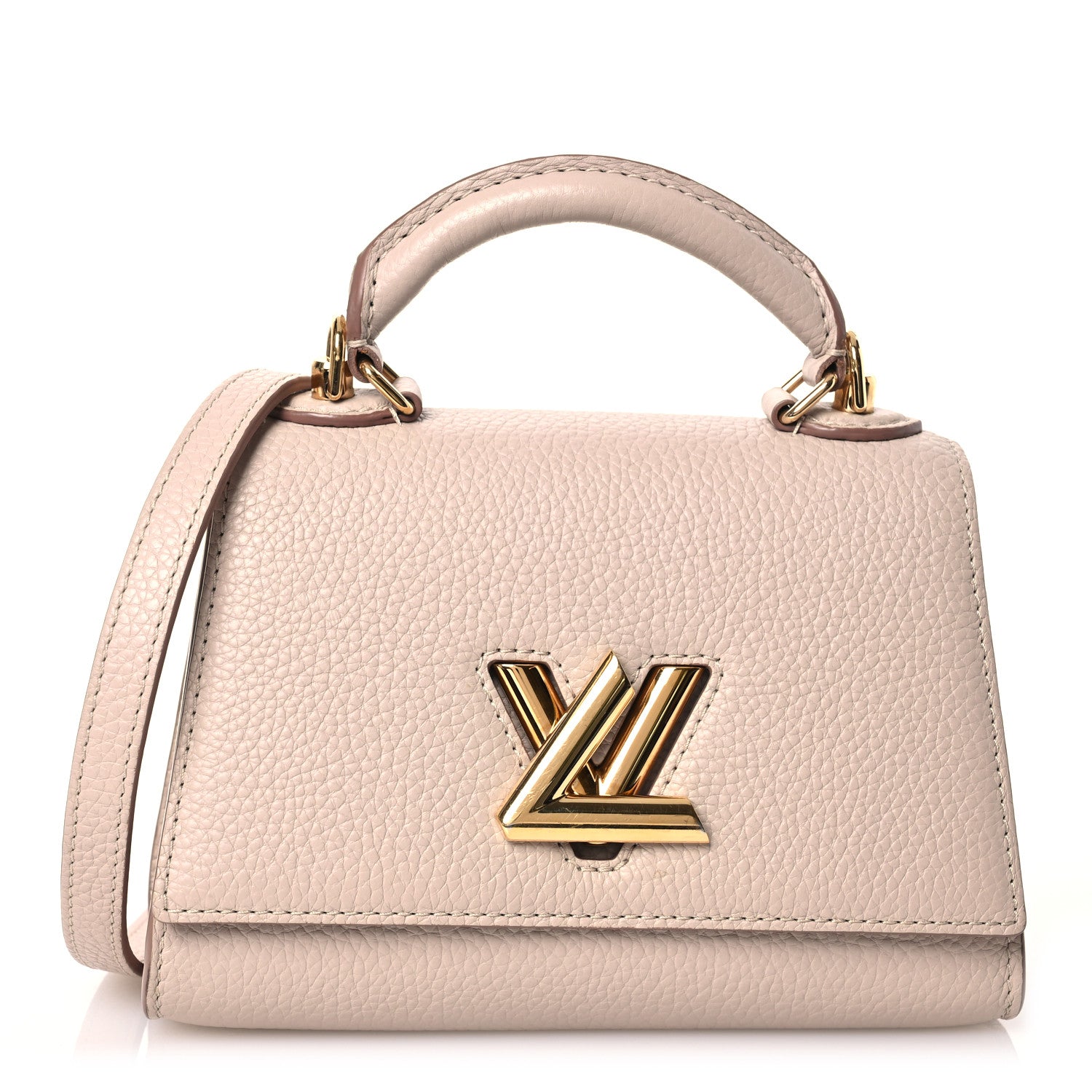 Louis Vuitton Taurillon Twist One Handle BB Greige 1 of 14