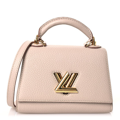 Louis Vuitton Taurillon Twist One Handle BB Greige 1 of 14