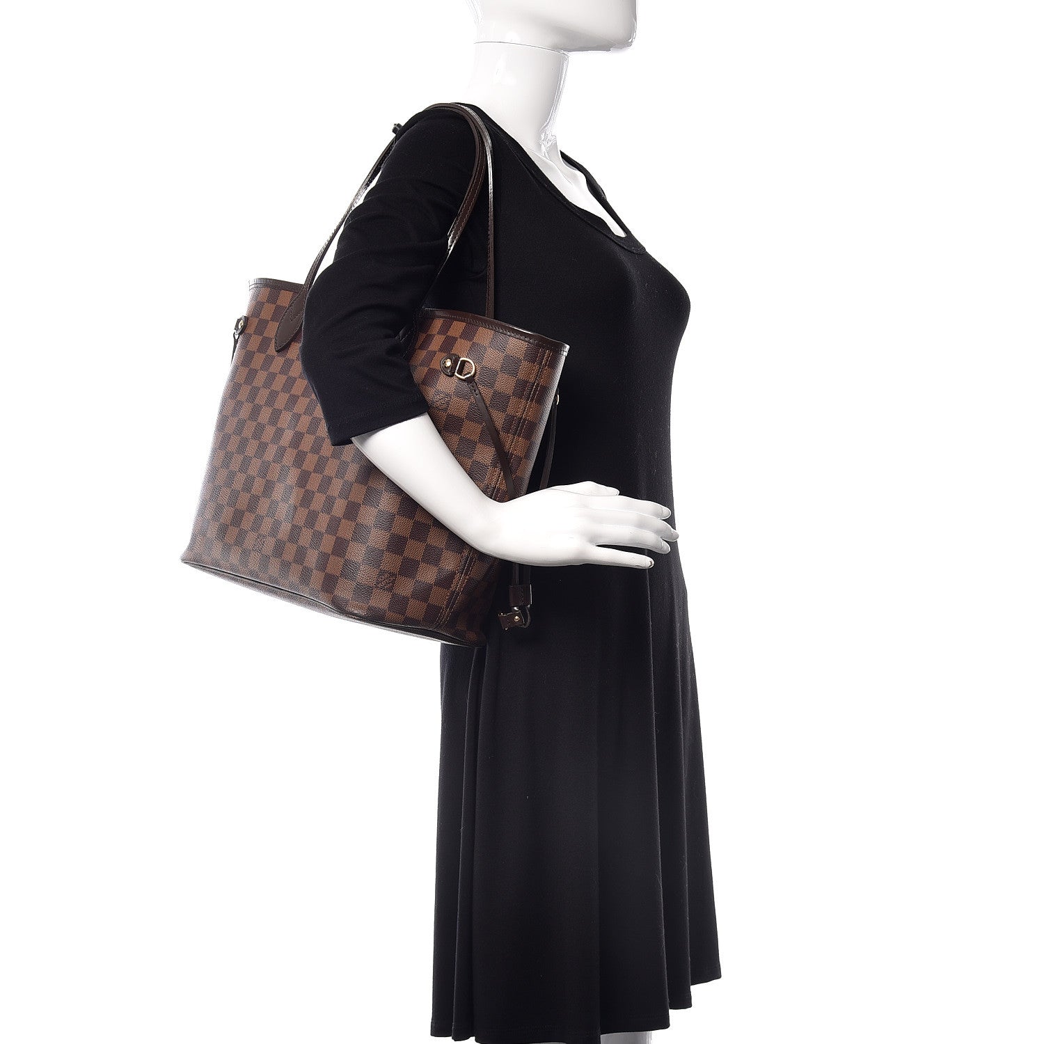 Louis Vuitton Damier Ebene Neo Neverfull MM 2 of 12