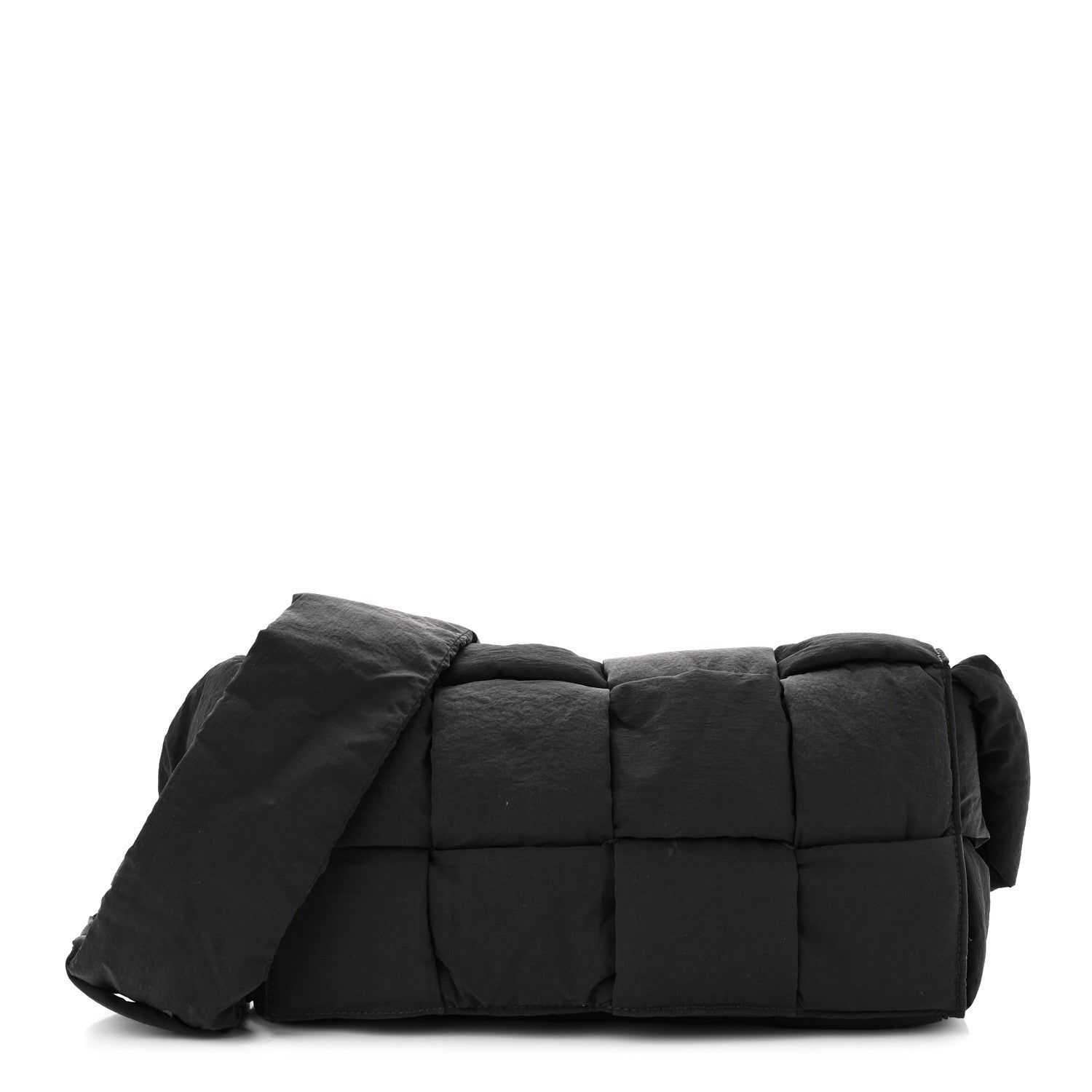Bottega Veneta Nylon Intrecciato Padded Tech Cassette Bag Black 3 of 11