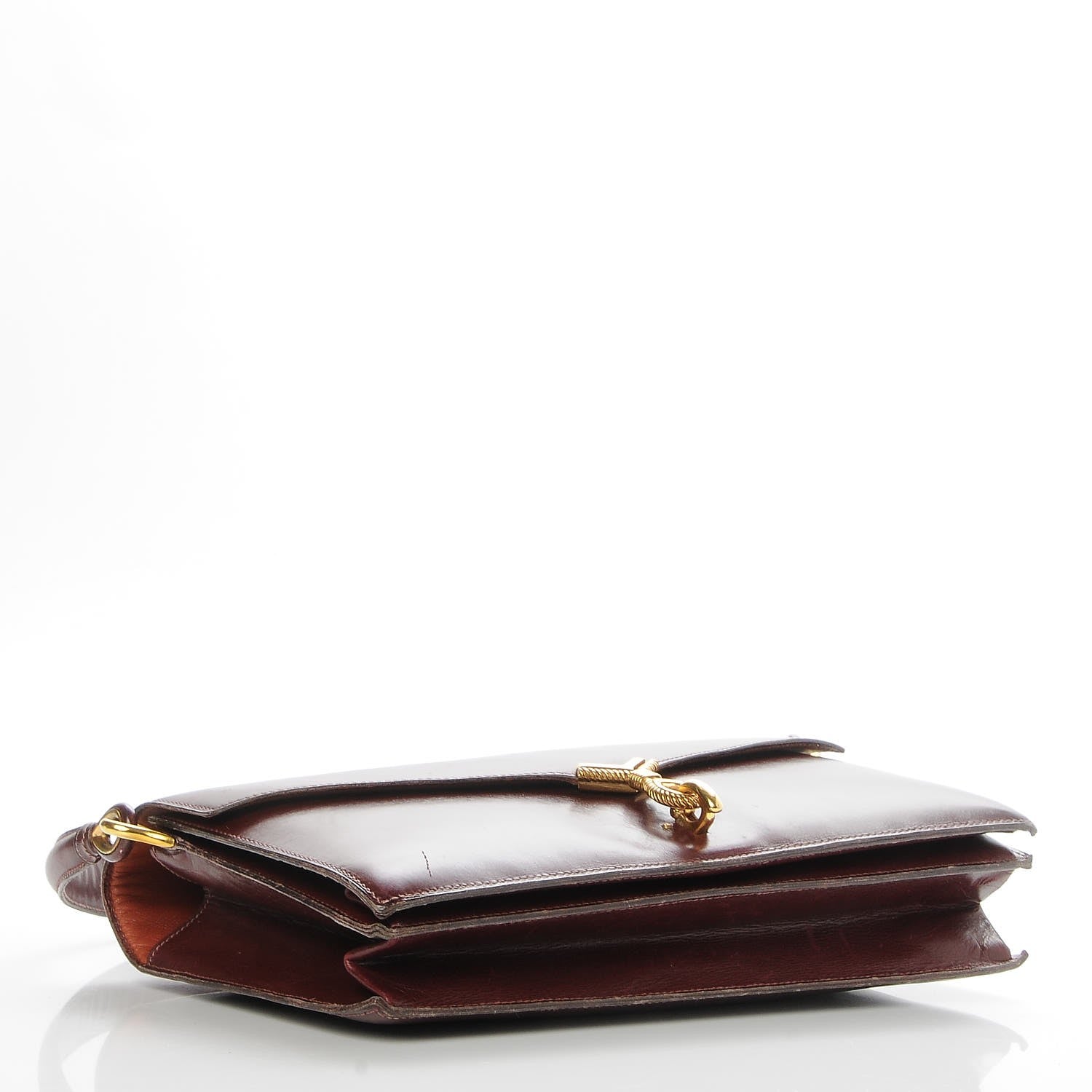Hermes Box Sac Cordeau Rouge H 4 of 13