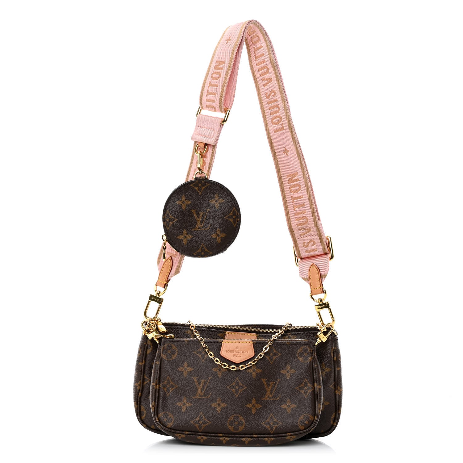 Louis Vuitton Monogram Multi Pochette Accessories Rose Clair 1 of 10