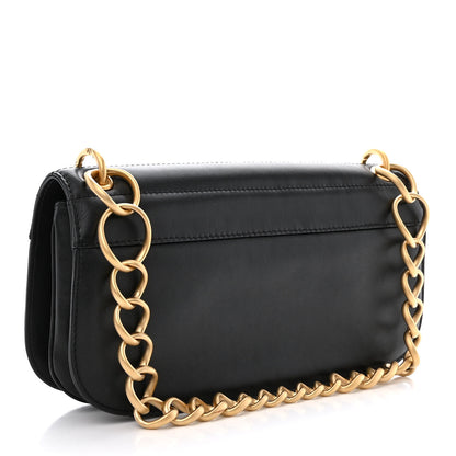 Chanel Calfskin Vertical Quilted Single Flap Black 3 of 12