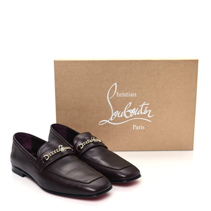 Christian Louboutin Calf Glove MJ Mock Womens Flat 36 Merlot 8 of 8