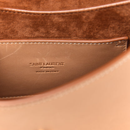 Saint Laurent Smooth Vintage Calfskin Small Kaia Satchel Brown Gold 7 of 12