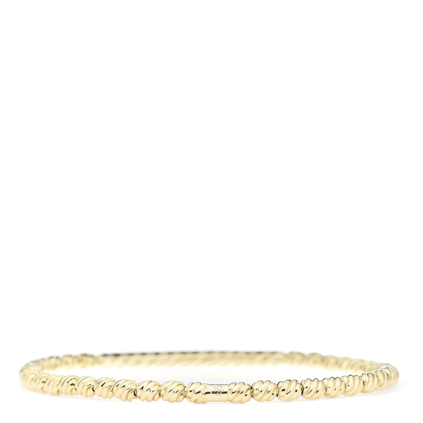18K Yellow Gold Diamond Petite Pave Flex Bracelet