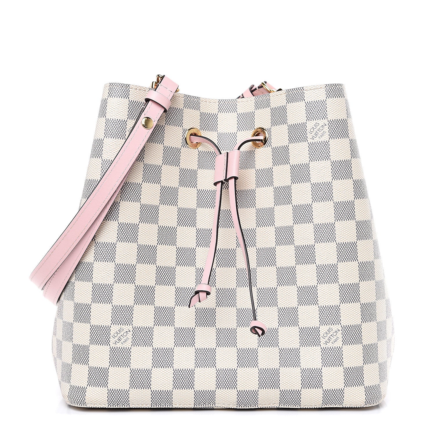 Louis Vuitton Damier Azur Neonoe MM Eau De Rose 1 of 9