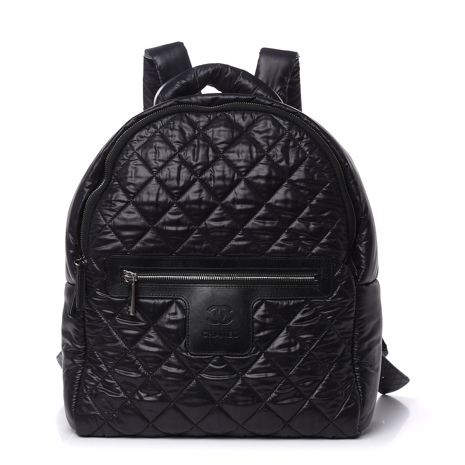 Chanel Nylon Quilted Coco Cocoon Backpack Black 1 of 9