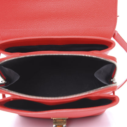 Balenciaga Grained Calfskin Le Dix Mini Soft Cartable Rouge Coquelicot 5 of 10