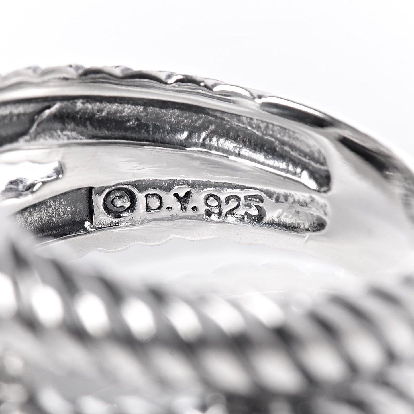 Sterling Silver Diamond Black Onyx 11mm Albion Ring 53 6.5