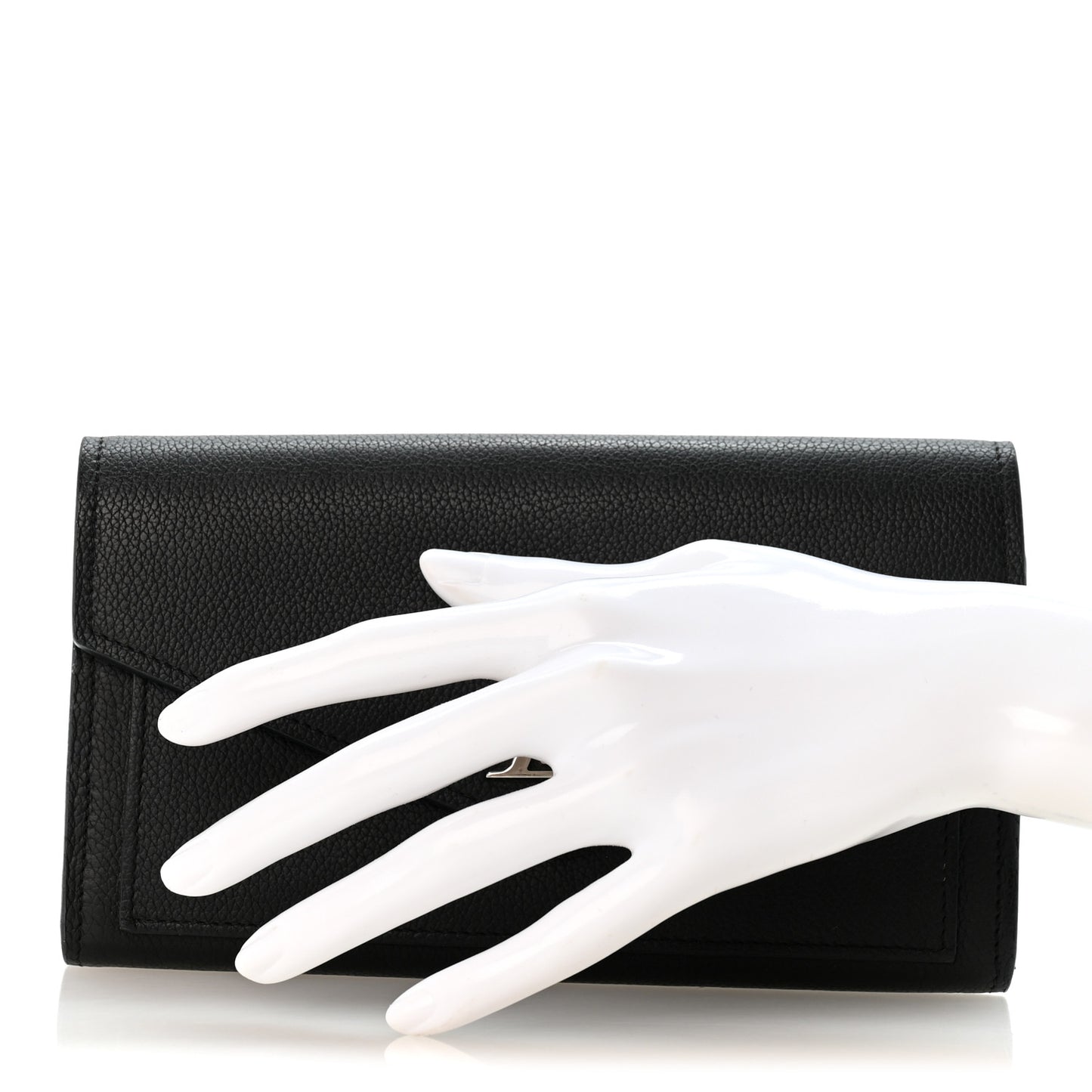 Soft Calfskin My Lockme Wallet Black