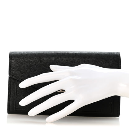 Louis Vuitton Soft Calfskin My Lockme Wallet Black 2 of 9