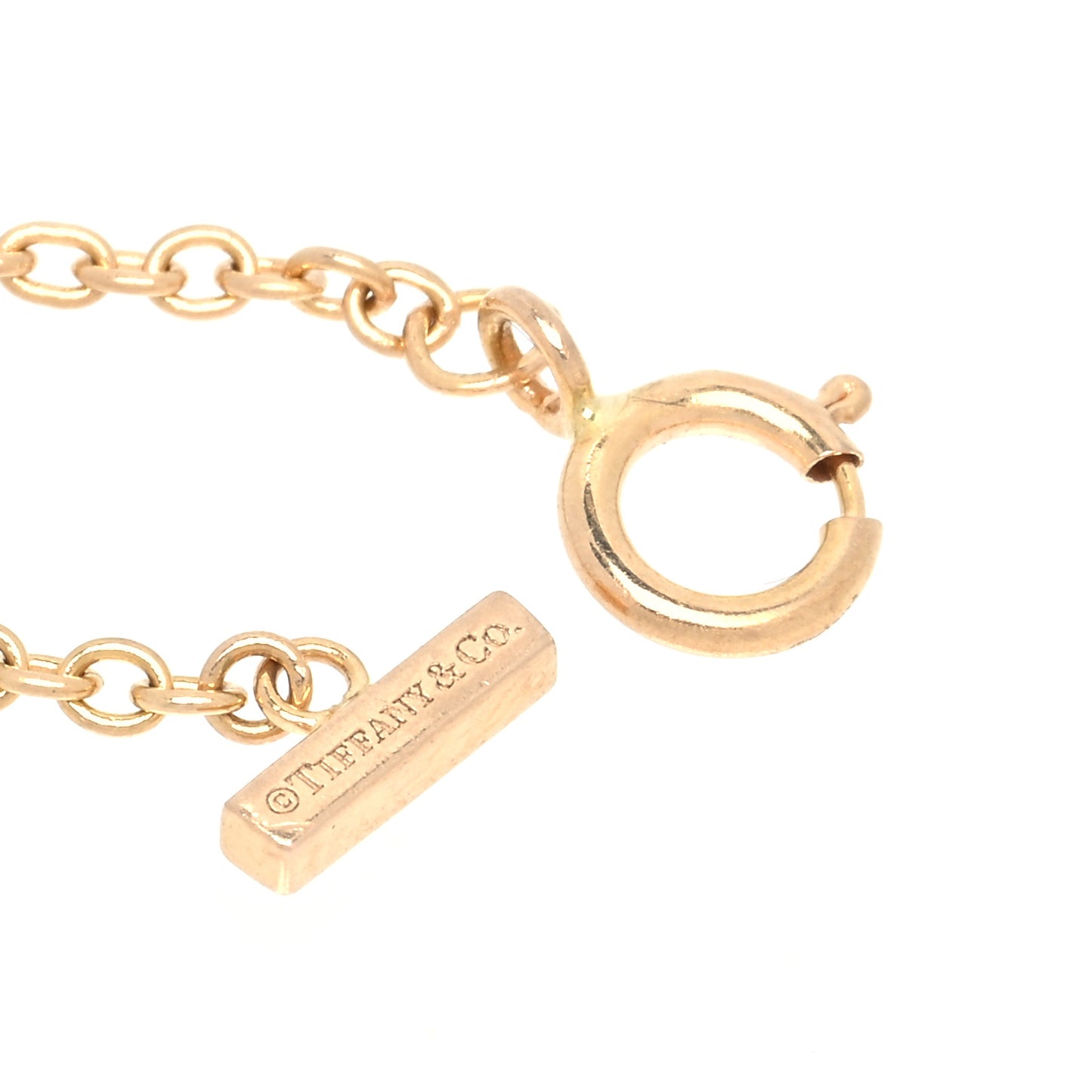 18K Rose Gold Mini T Smile Bracelet