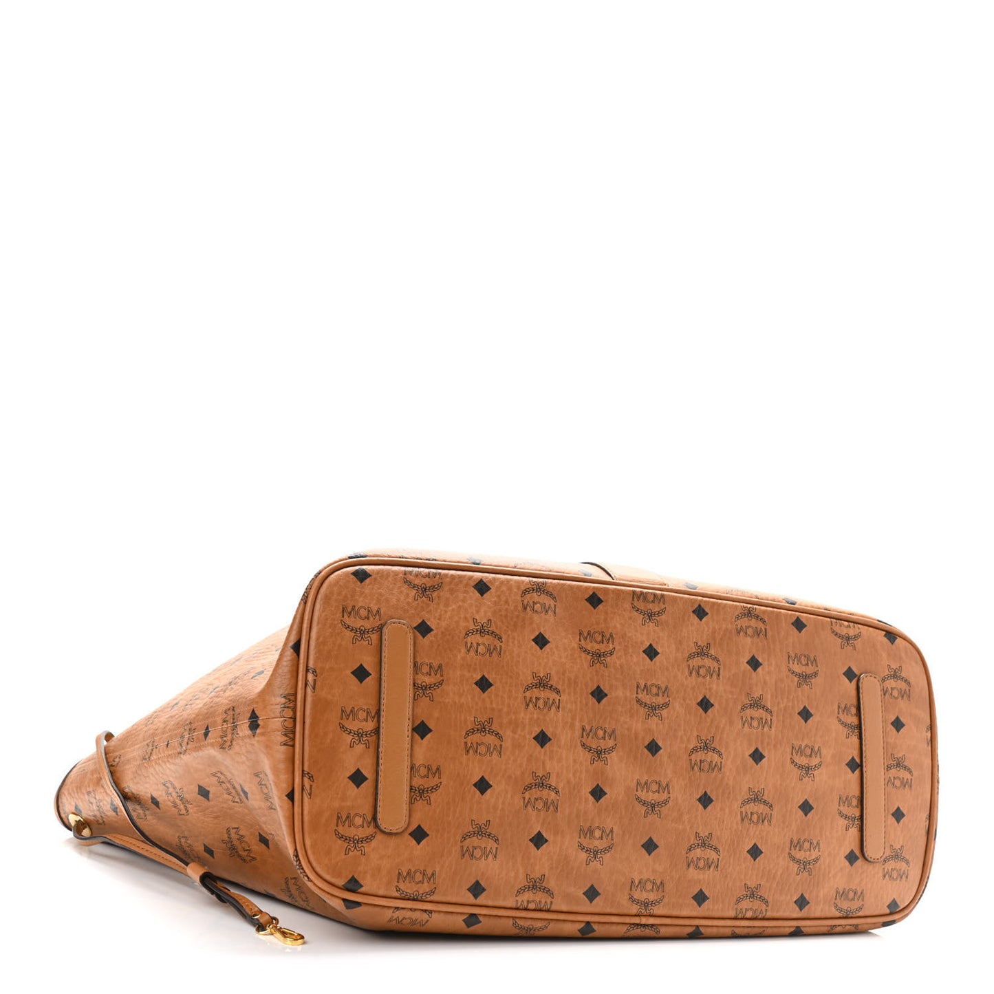 Visetos Large Liz Reversible Shopper Tote Cognac