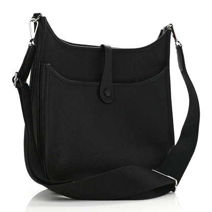 Hermes Taurillon Clemence Evelyne III PM Black 3 of 11
