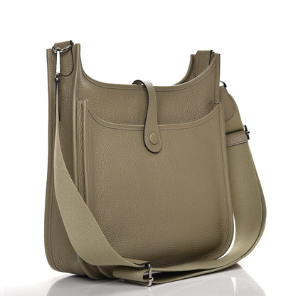 Hermes Taurillon Clemence Evelyne III PM Sauge 3 of 8