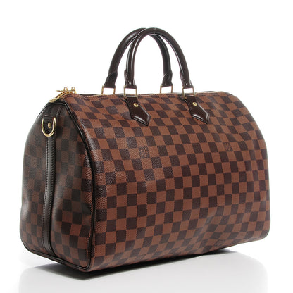 Louis Vuitton Damier Ebene Speedy Bandouliere 35 3 of 8