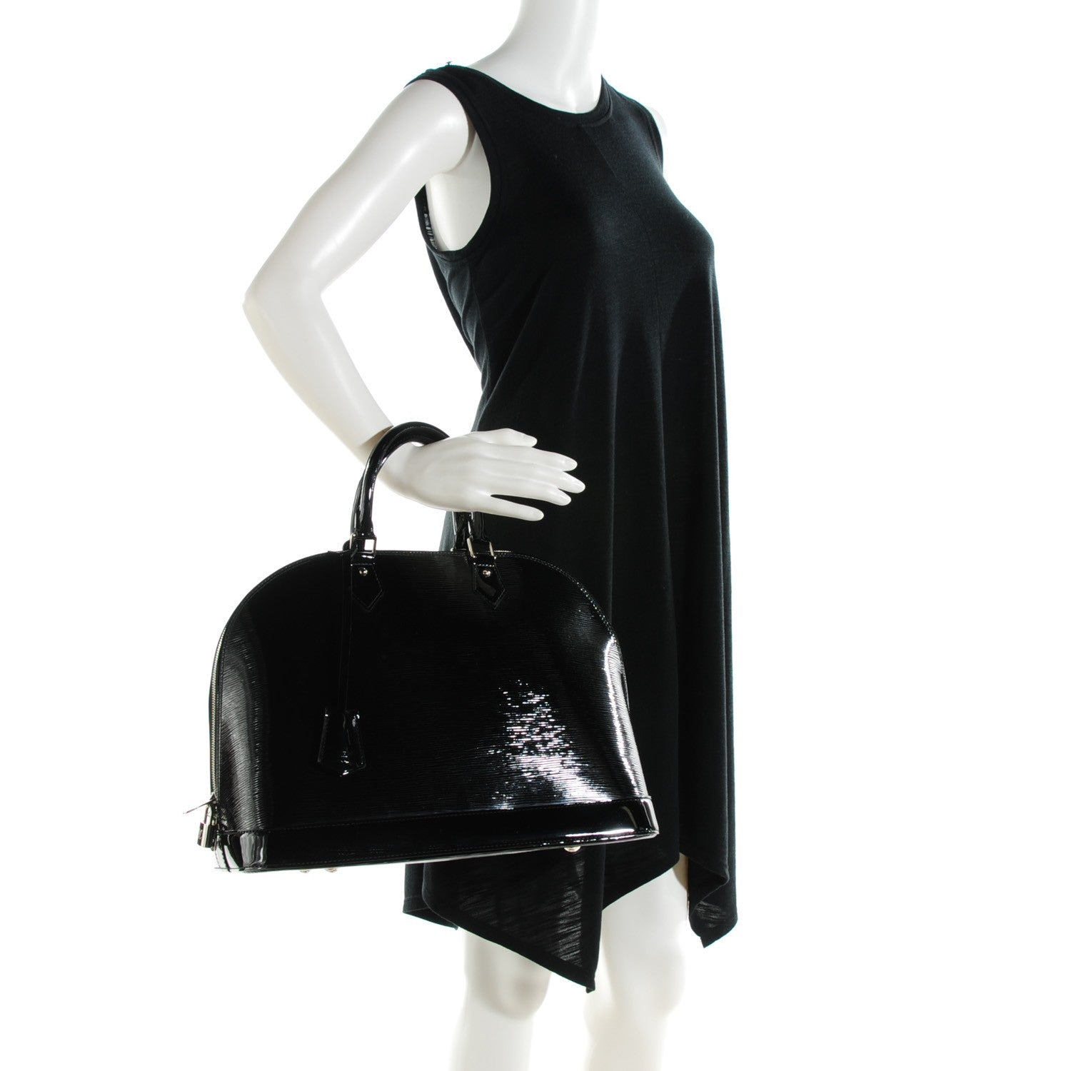 Louis Vuitton Electric Epi Alma MM Black 2 of 7