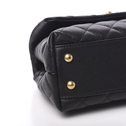 Chanel Caviar Quilted Mini Coco Handle Flap Black 8 of 10