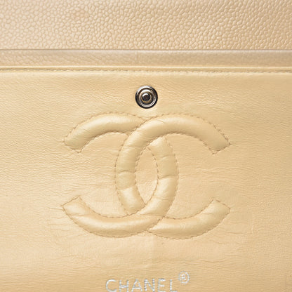Chanel Caviar Quilted Medium Double Flap Beige Clair 16 of 16