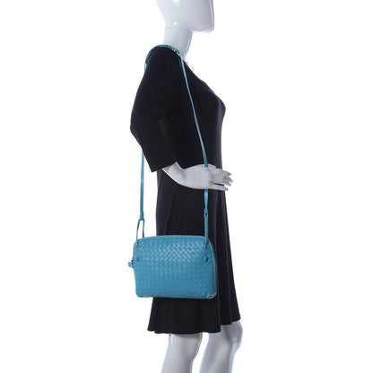 Bottega Veneta Nappa Intrecciato Nodini Bag Turquoise 2 of 8