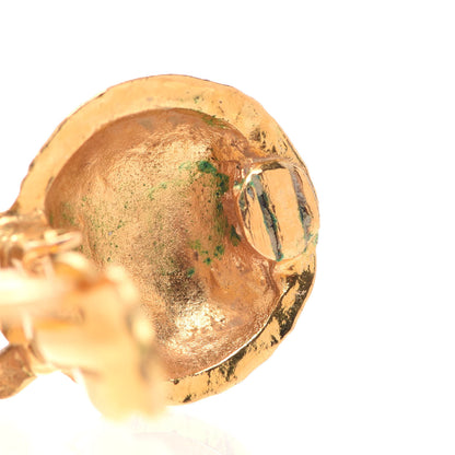 Chanel CC Drop Clip On Earrings Gold 5 of 7
