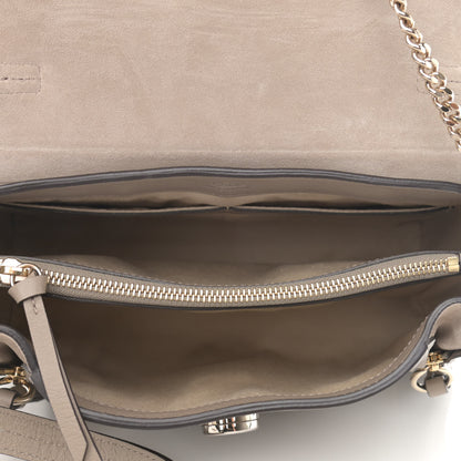 Chloe Calfskin Small Faye Day Shoulder Bag Motty Grey 4 of 9