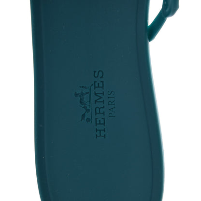 Hermes Rubber Chaine d'Ancre Rivage Sandals 38 Vert d'Ete 7 of 8